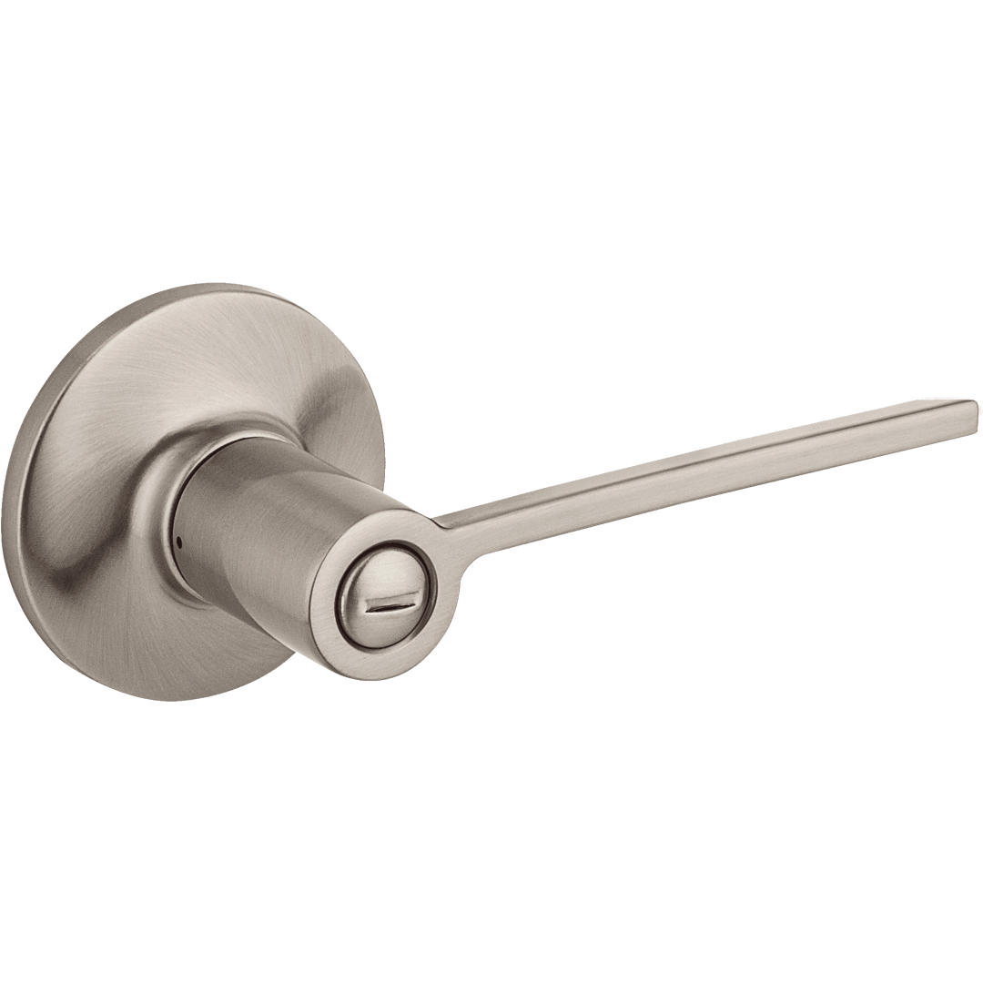 Palmina Bed/Bath UL Listed Lever in Satin Nickel