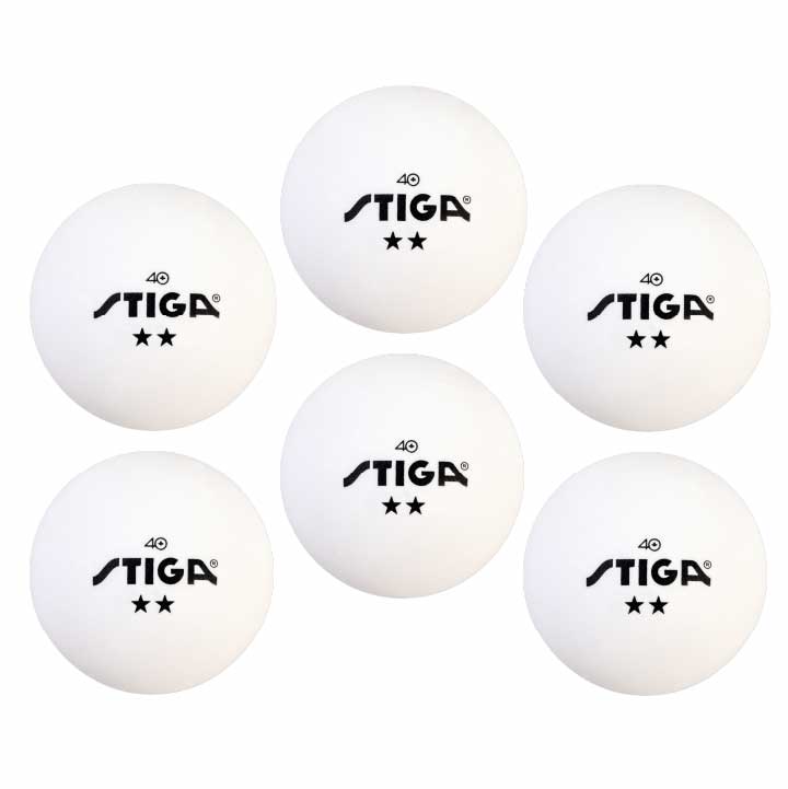 STIGA 2-Star White Table Tenni