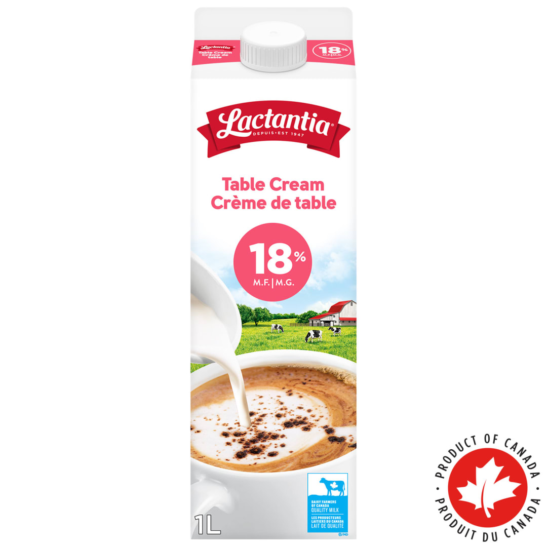 Lactantia Table Cream 18%, 1L