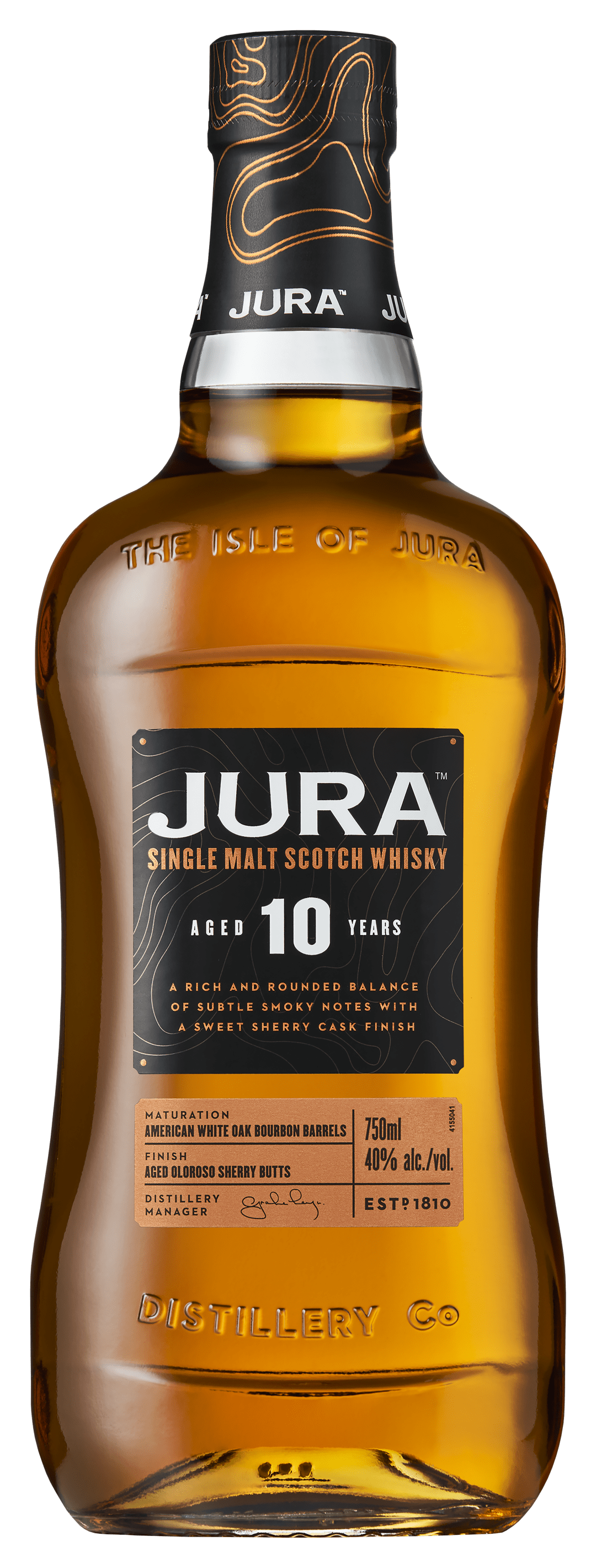 Jura 10 Year Old Single Malt Scotch Whisky 750ml