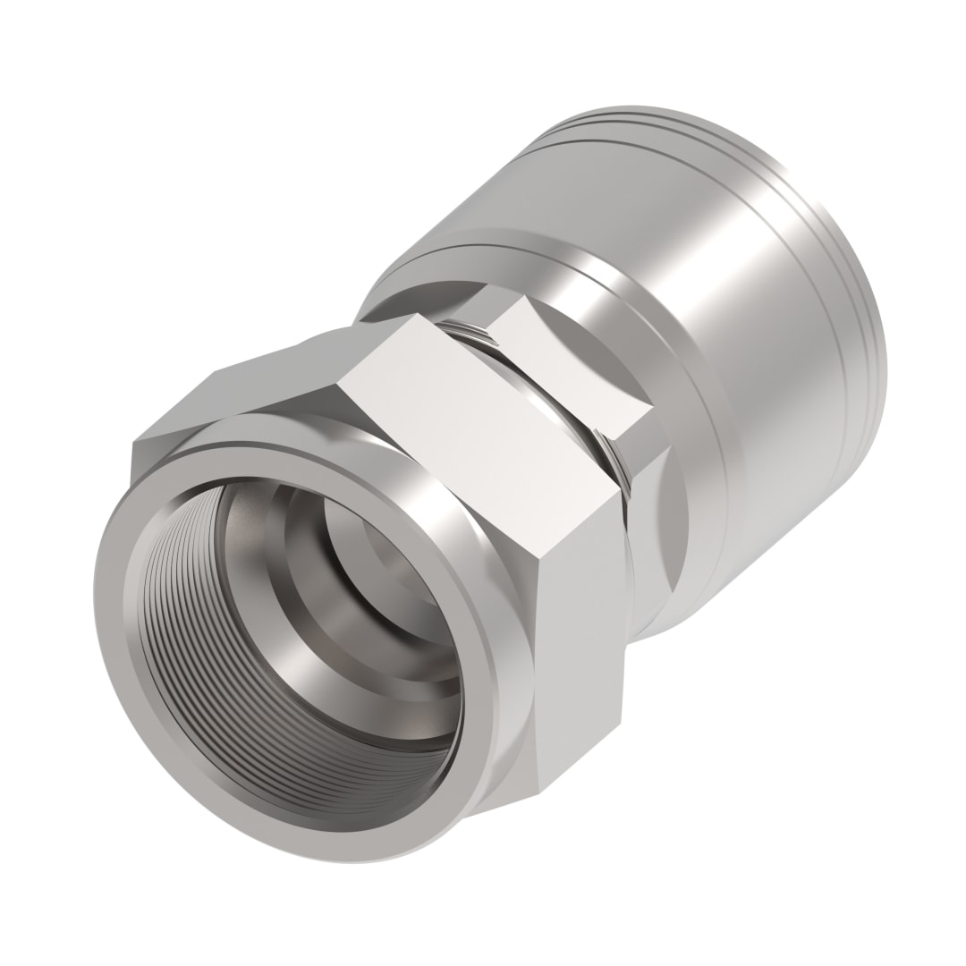 1 1/4 FEM JIC X 1IN HYD HOSE FITTING