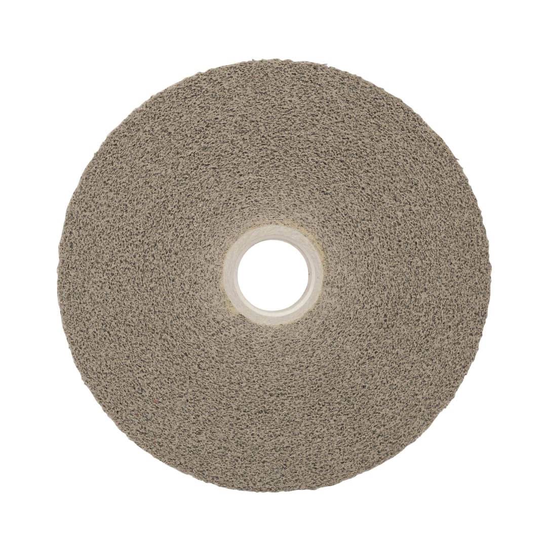 Scotch-Brite™ EXL Unitized Wheel XL-UW, 203 mm x 12.7 mm x 12.7 mm, 2S FIN