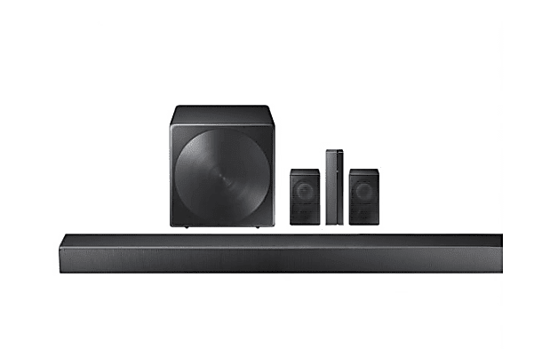 ULTIMEA 5.1 Dolby Atmos Sound Bar, Peak Power 410W, Sound Bar for Smart TV with Subwoofer, 3D Surround Sound System for TV, Surround and Bass Adjustable Home Theater, Poseidon D60