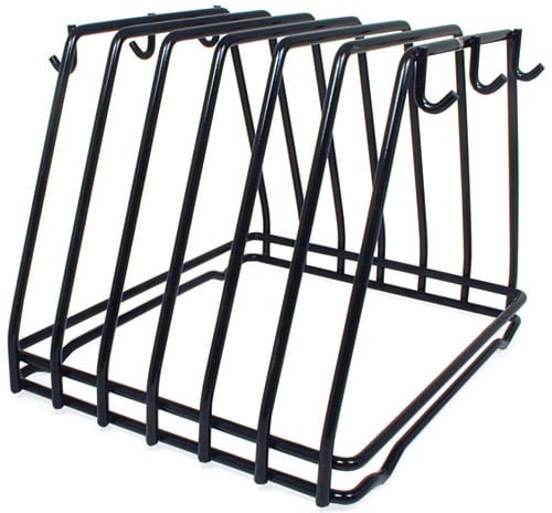 CBR-6BK - CUTTING BOARD RACK 6 SLOTS BLK