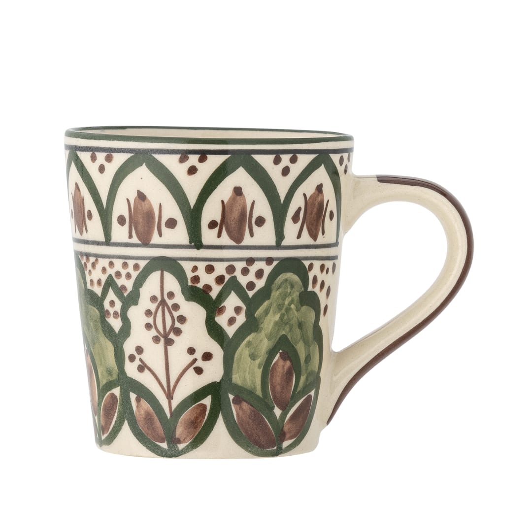 82068292 - Karlie Mug, Green, Stoneware STOCK: 154