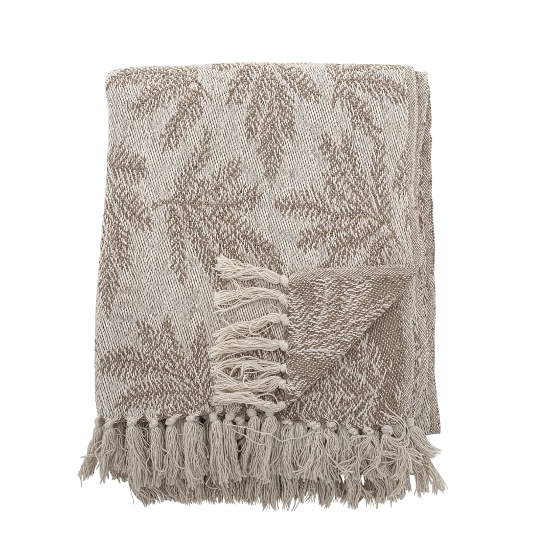 82066394 - Gabriela Throw, Brown, Recycled Cotton STOCK: 300
