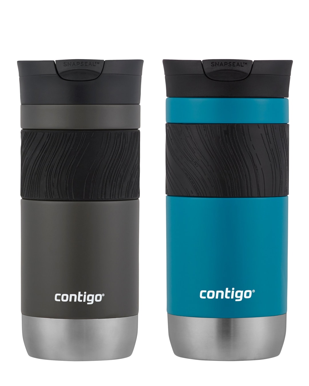 Contigo® Byron 2.0 Stainless Steel Travel Mug with SNAPSEAL™ Lid, Sake & Juniper, 16 oz (473 mL), 2 Pack