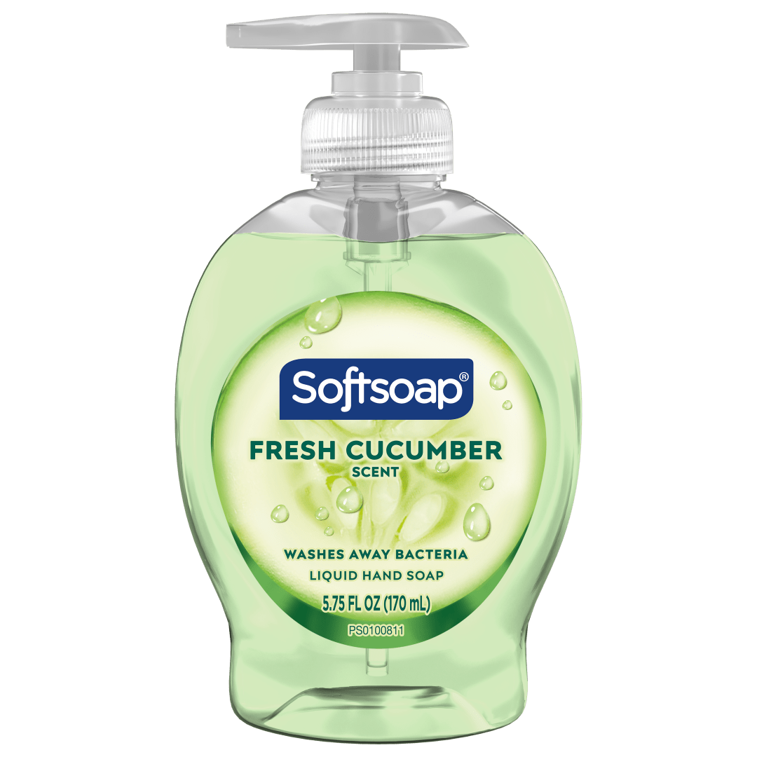 Softsoap Limited Edition Liquid Hand Soap Pump, Fresh Cucumber Scent 5.75 FL OZ