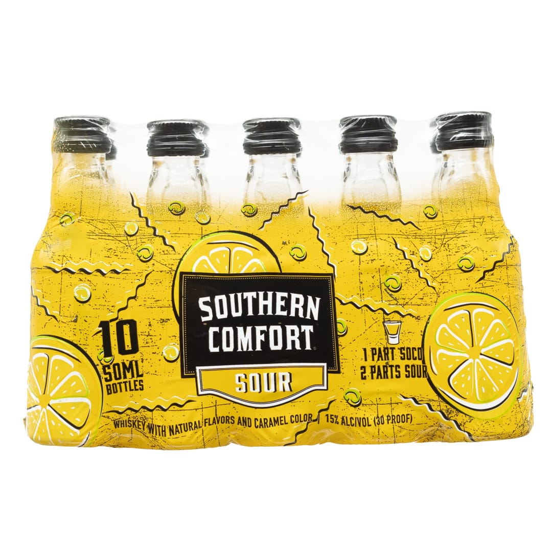 Southern Comfort Sour Whiskey 10 Pack 50ml 30 Proof