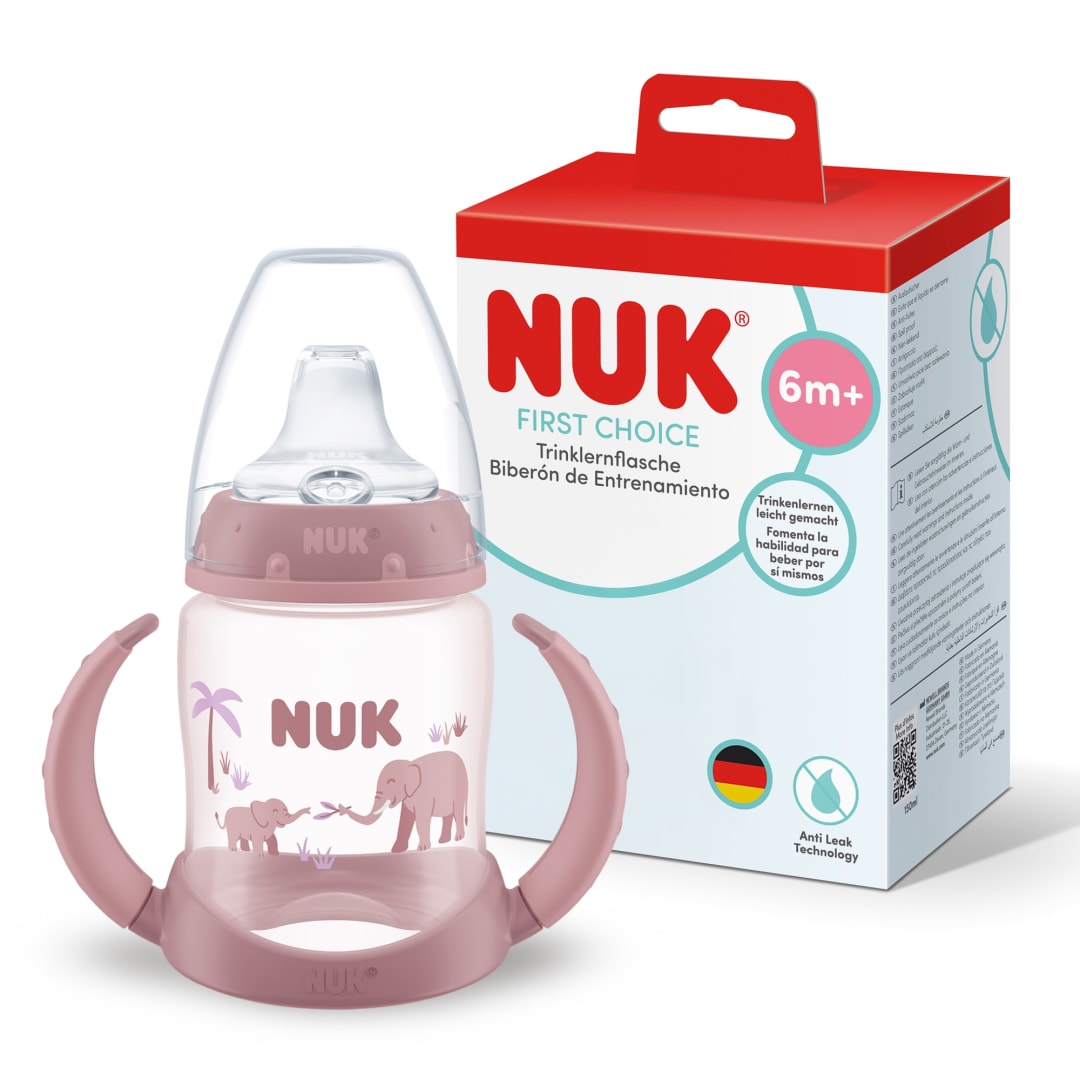 NUK FC 150ML PP LBTL CL2 ELEPHANT 1/BOX