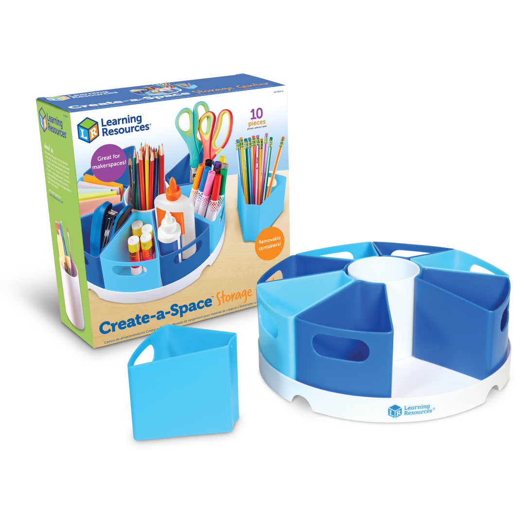 CREATE-A-SPACE STORAGE CENTER BLUE