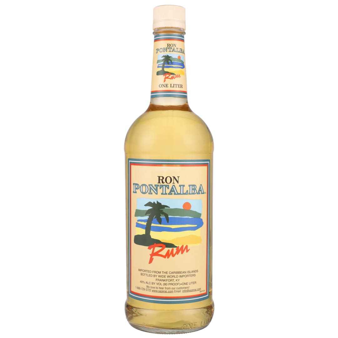 Ron Pontalba Gold Rum 1l 80 Proof
