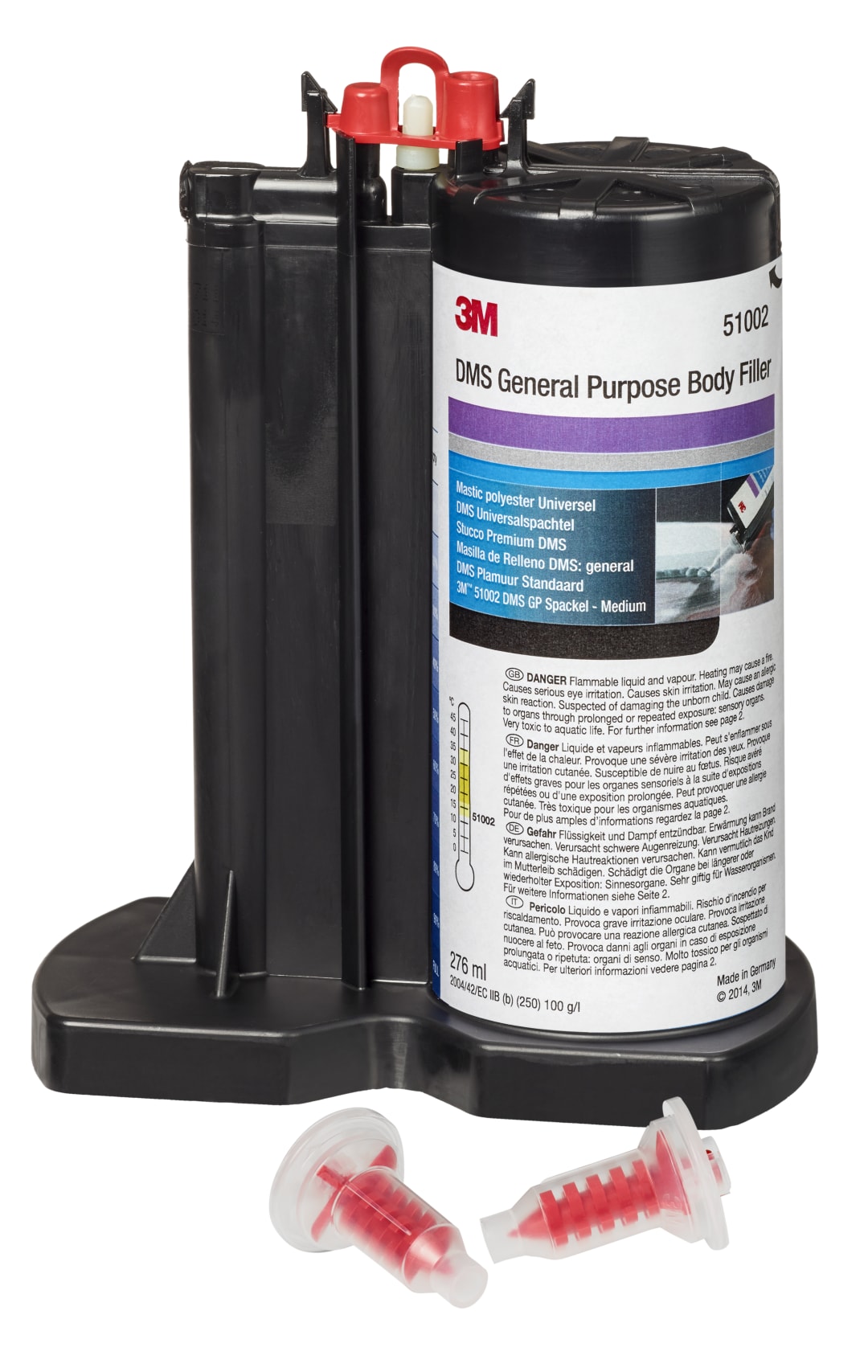 3M™ Dynamický zmiešavací systém pre univerzálny karosársky tmel, 276 ml, 51002