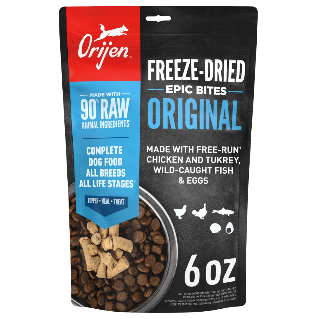 ORIJEN Epic Bites Freeze-Dried Dry Dog Food Original Recipe