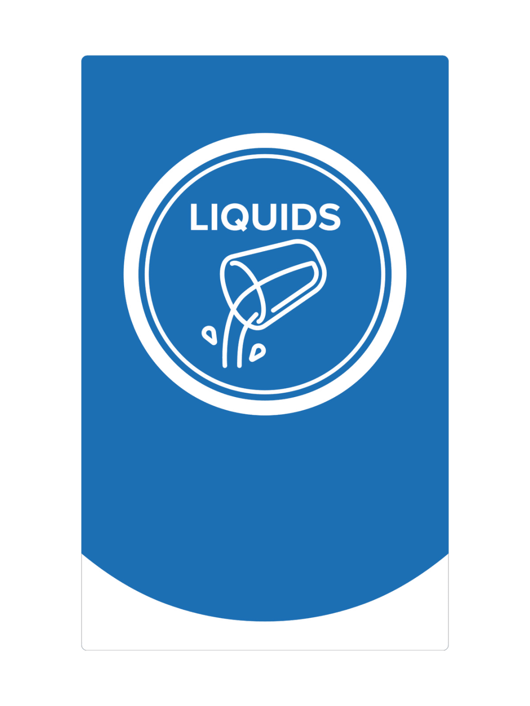  LIQUID COLLECTION - Label - Essential - Liquids - Blue-White