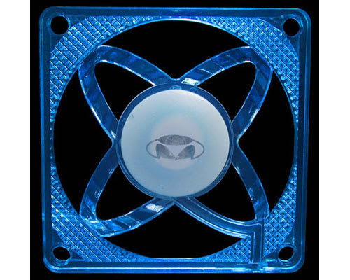 Blue 7cm LED Fan Guard