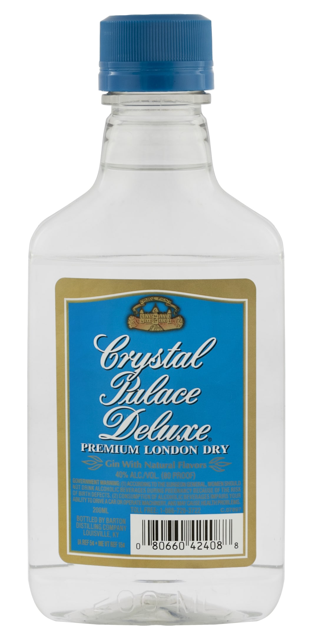 Crystal Palace Premium London Dry Gin 200ml 80 Proof
