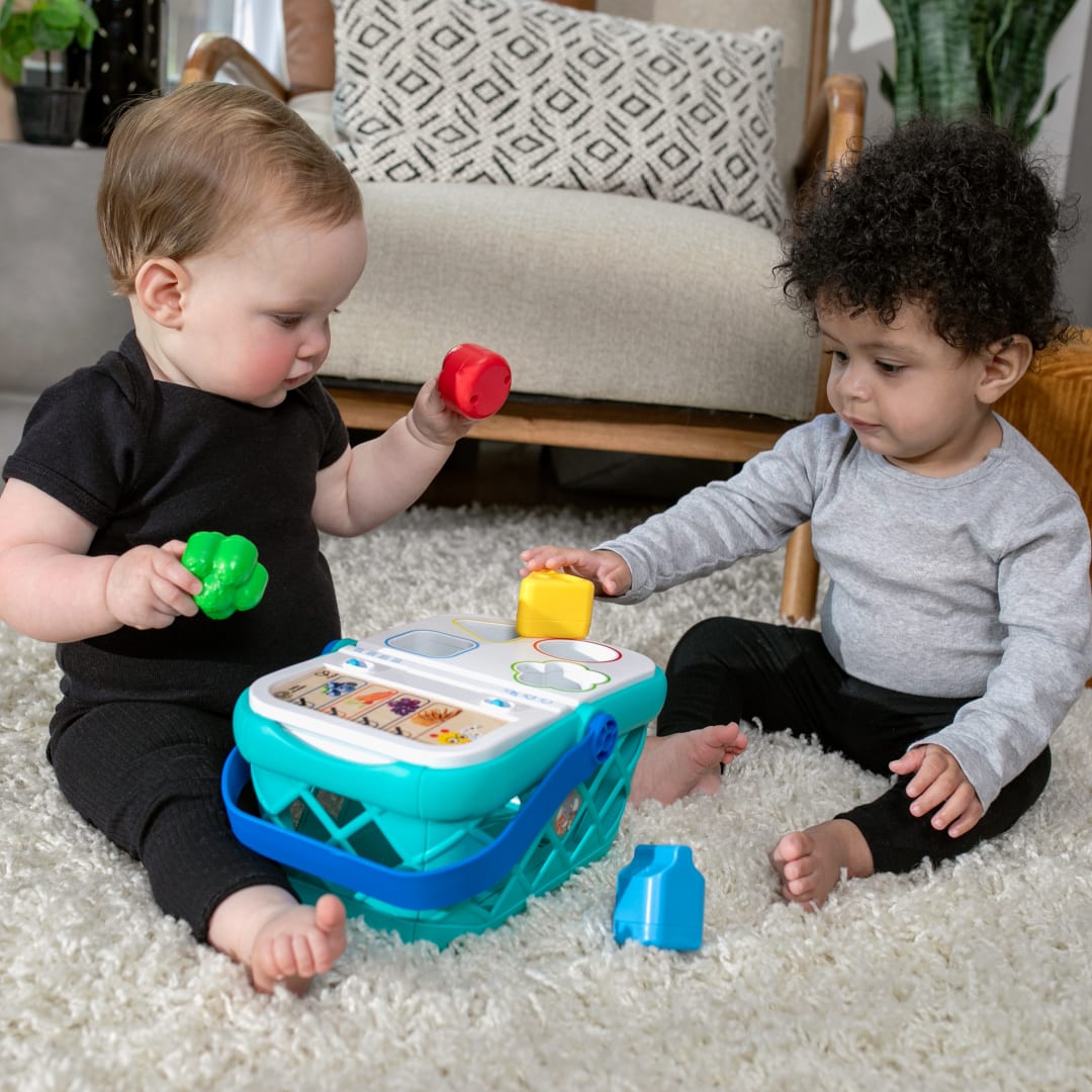 Baby Einstein + Cesta de Compras Hape Juguete para simular ir de compras, a partir de 9 meses
