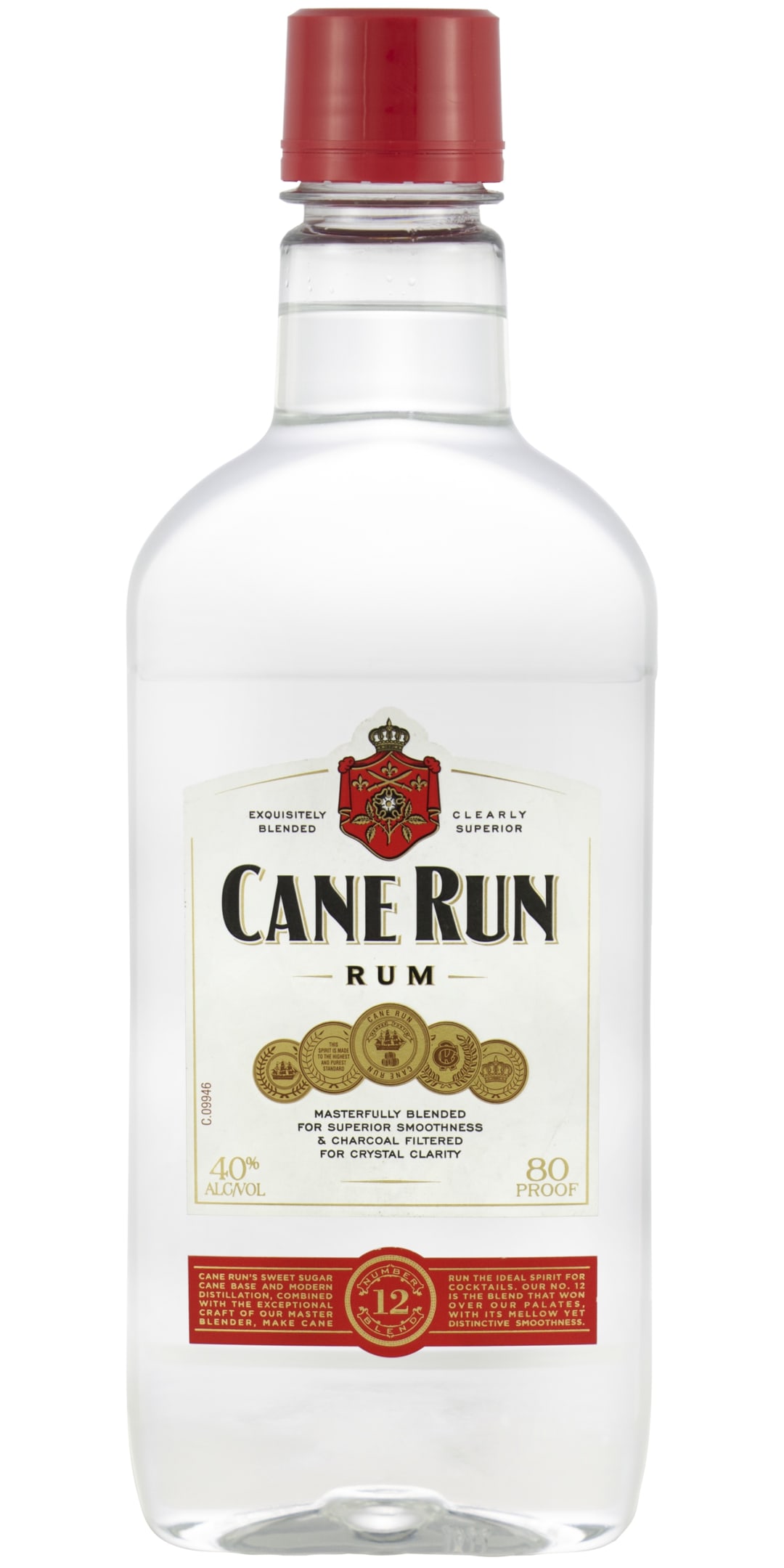 Cane Run White Rum 750ml Travel 80 Proof