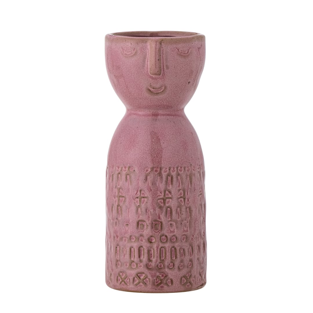 82060929 - Embla Vase, Pink, Stoneware STOCK: 300