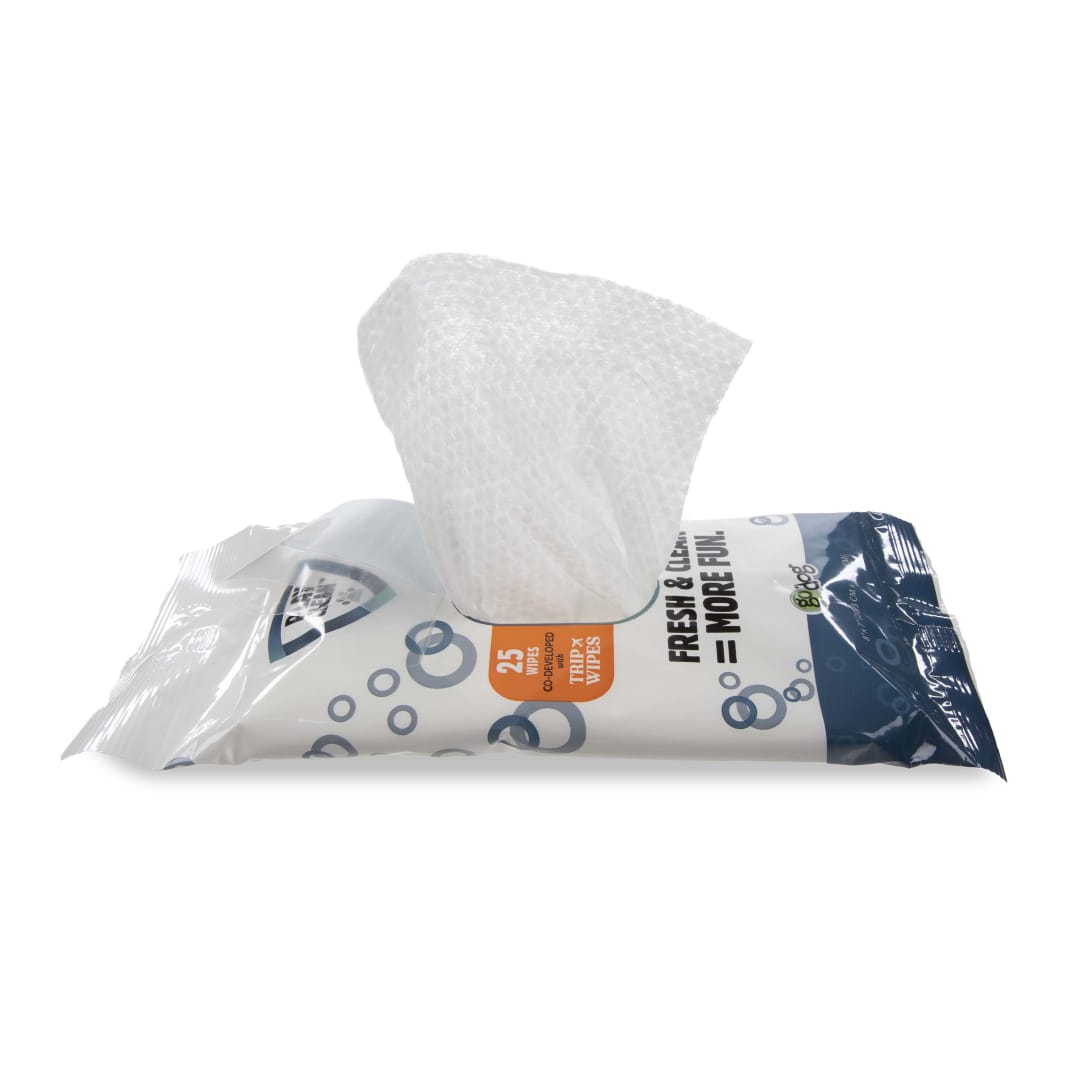 goDog PlayClean Non-Toxic Multipurpose Pet Toy Wipes, 25 Count/1 Pack