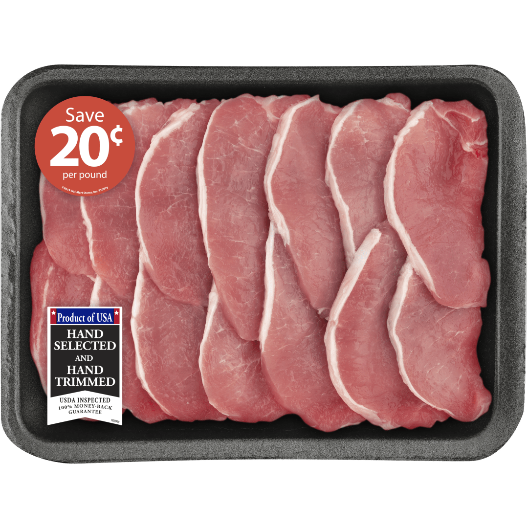 Boneless Pork Chops, Thin