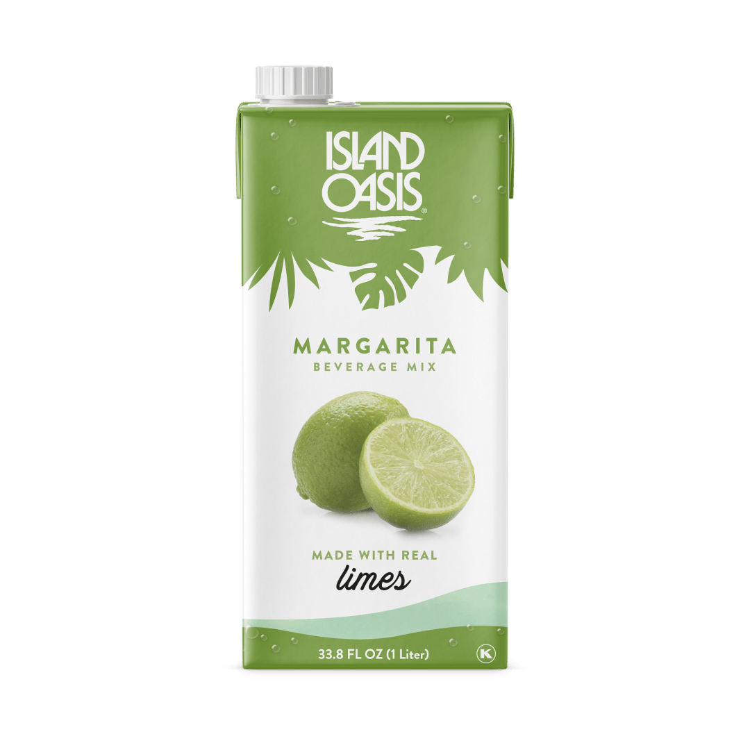 Island Oasis Margarita Beverage Mix, 12 x 1 L