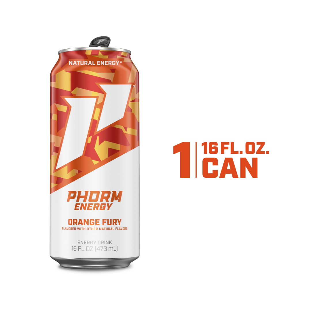 Phorm Energy Orange Fury Energy Drink 16 fl oz