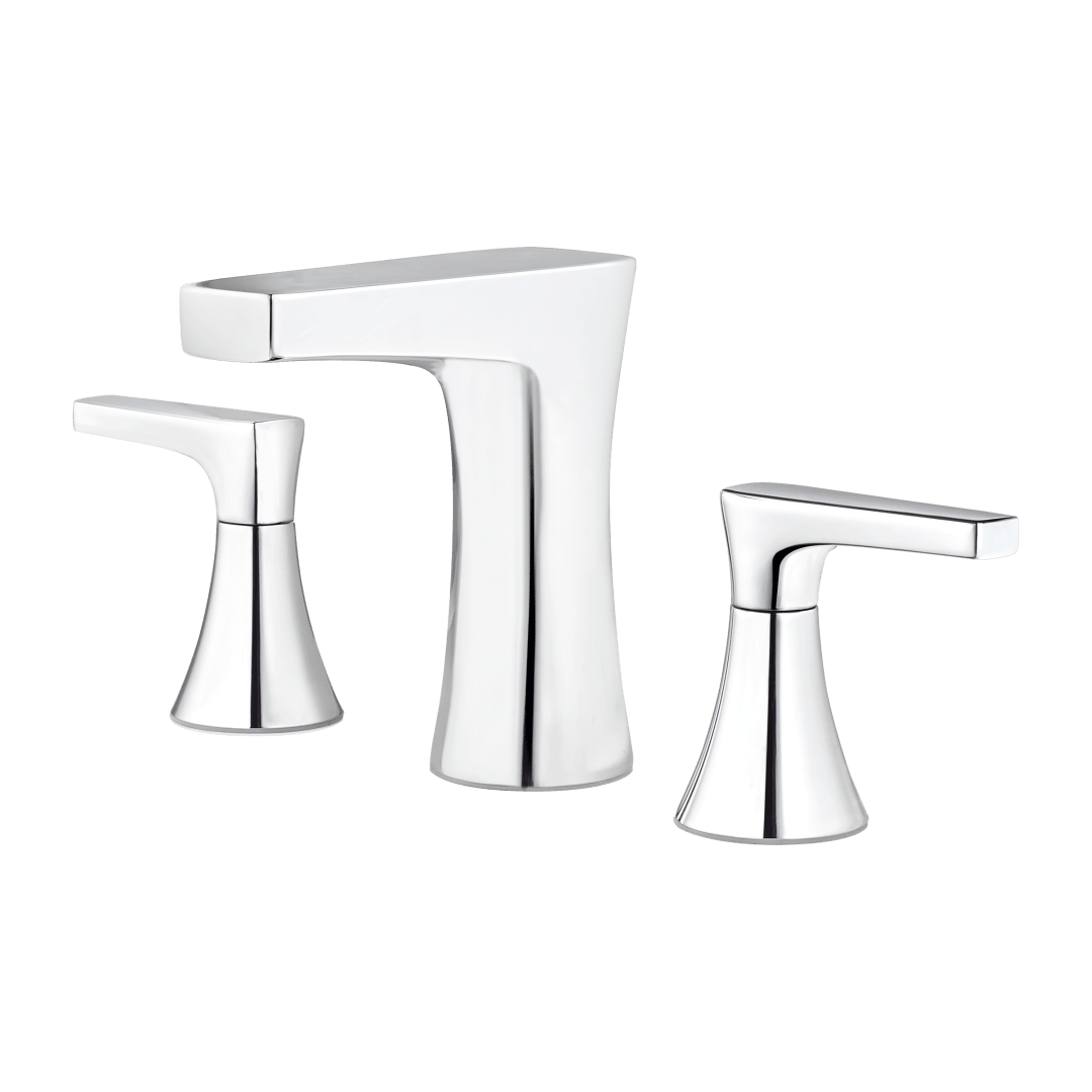 Kelen 2-Handle 8" Widespread Bathroom Faucet in Polished Chrome