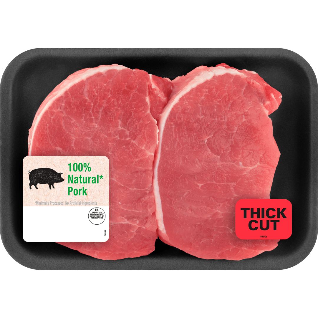 Thick Cut Boneless Pork Loin Center-Cut Chops