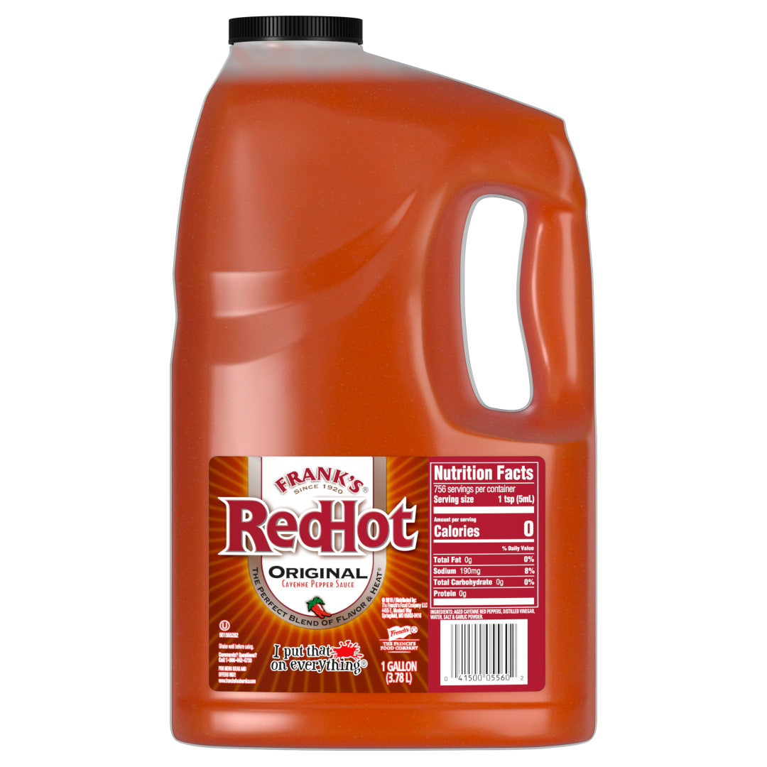 Frank's RedHot® Original Cayenne Pepper Hot Sauce, 1.0 gal