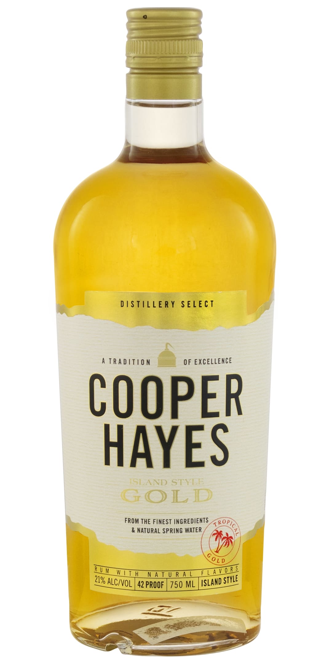 Cooper Hayes Gold Rum 750ml 42 Proof