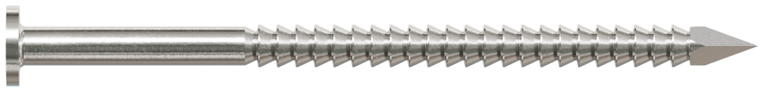 Simpson Strong-Tie S8ACN1 Common Nail, Annular Ring Shank — 2-1/2-in. x .131-in. Type 304 Stainless Steel (1 lb.) (Pack of 800)