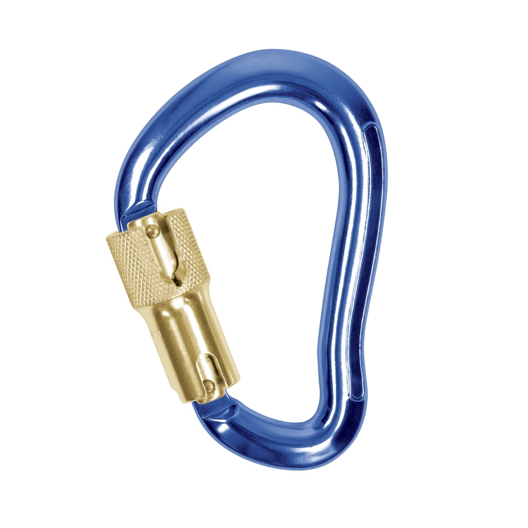 3M™ DBI-SALA® Self Locking Carabiner, 19 mm Gate, Aluminium, Blue, 2000025