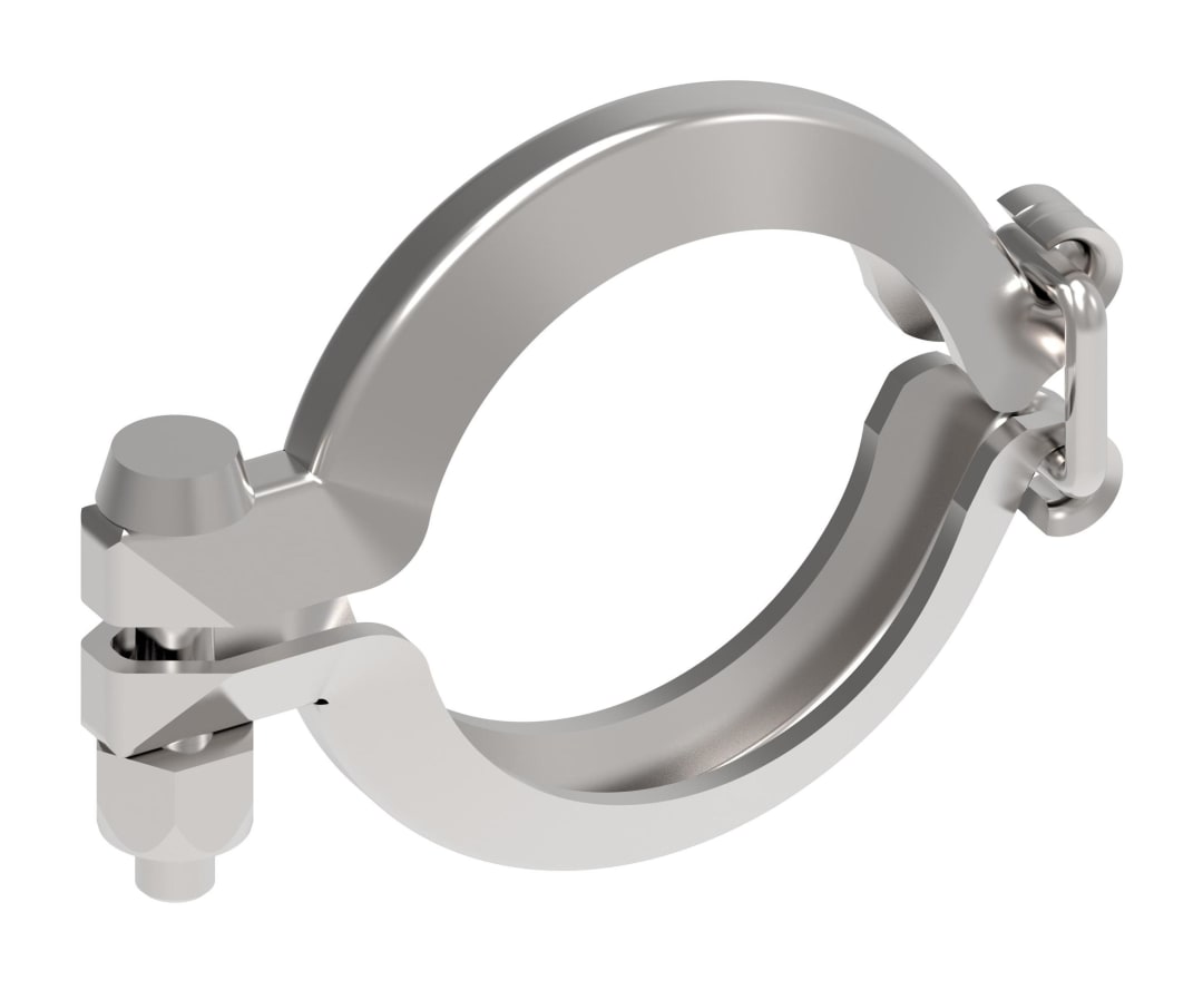 Flexmaster Pipe Coupling/Clamp w/ nuts &amp; bolts - 2" pipe (Alloy steel) (NH100085-200)