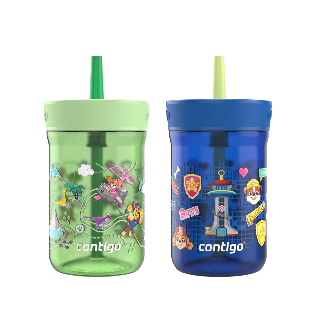 Contigo® Kids Leighton Spill-Proof Tumbler with Straw, 14oz, 2-Pack