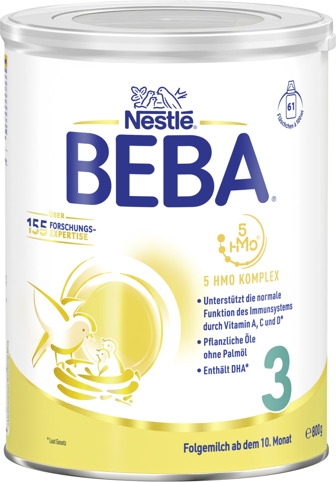 BEBA 3 Folgemilch ab dem 10. Monat 800g