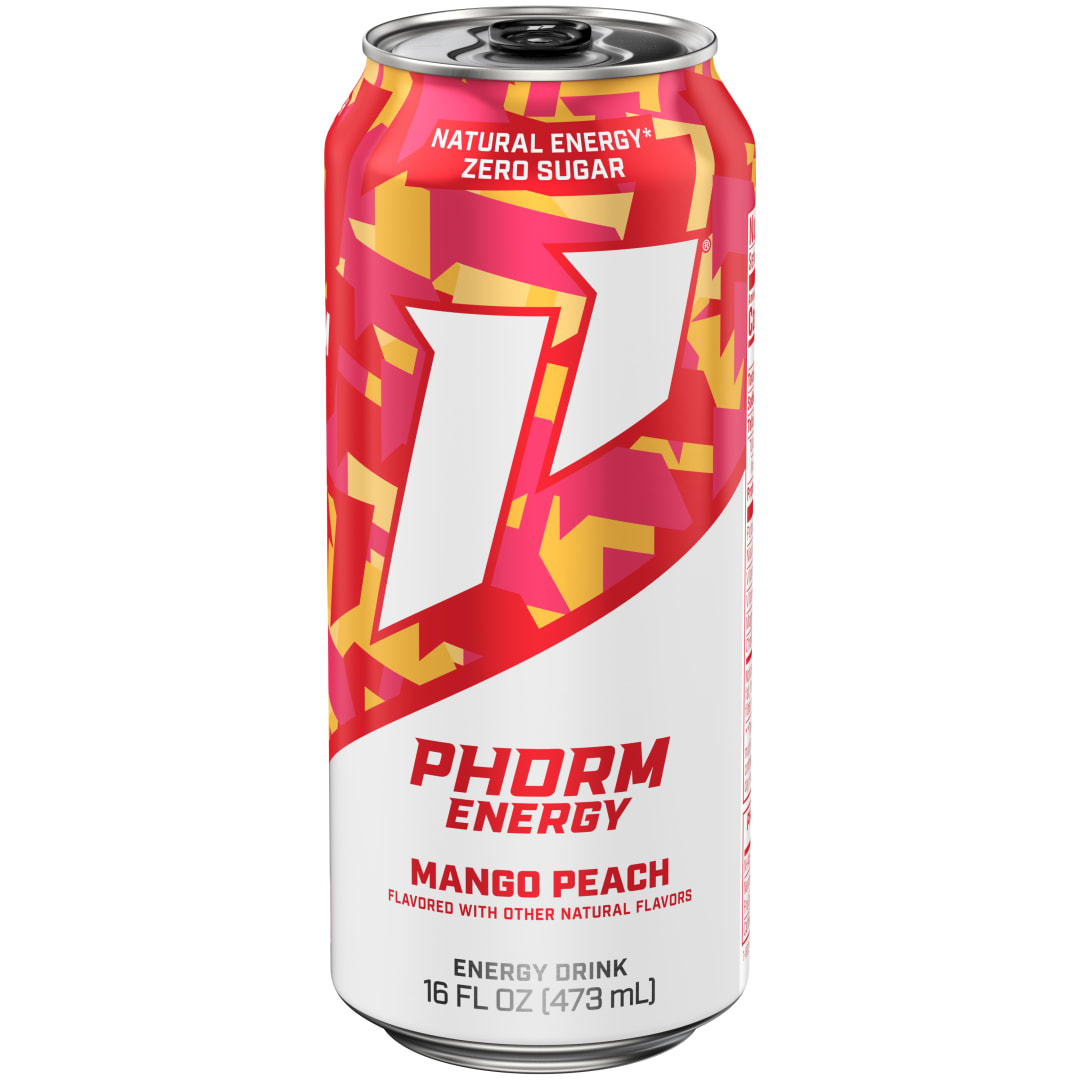 Phorm Energy Mango Peach 16 oz Single CAN 0ABV