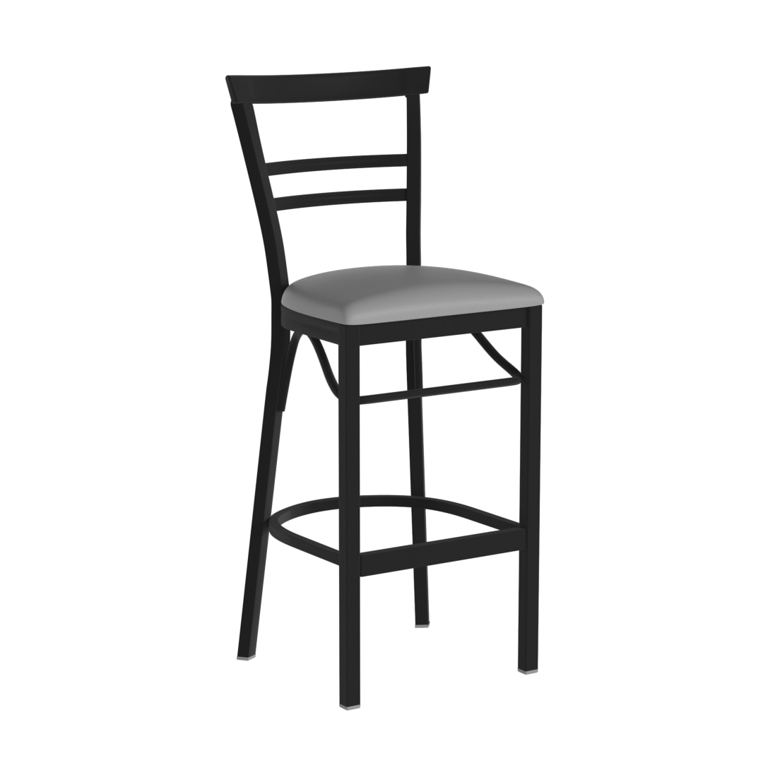 PRODUCT MEASUREMENTS: Overall Size: 17"W x 19"D x 41.75"H; Seat Size: 16.75"W x 16.5"D x 31"H; Back Size: 17"W x 11"H