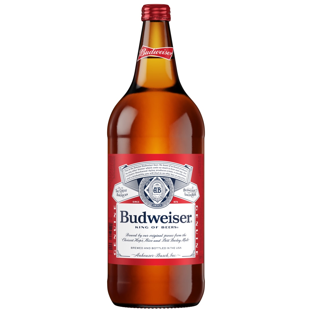 Budweiser American Lager Beer 40 fl oz Bottle