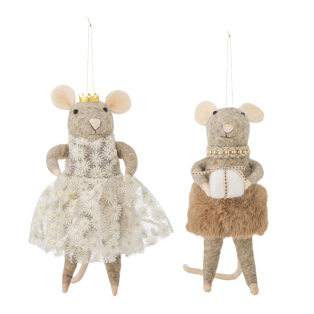 82061879 - Peo Ornament, Brown, Wool STOCK: 300