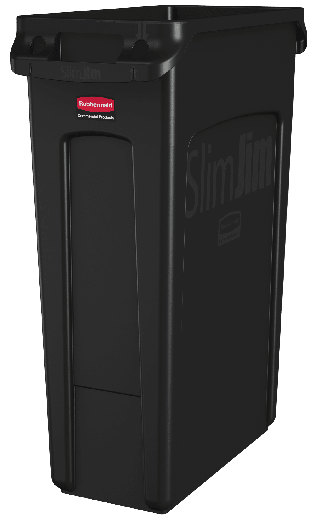 Rubbermaid Commercial Products SLIM JIM 23 GallonVented Trash Can , Beige