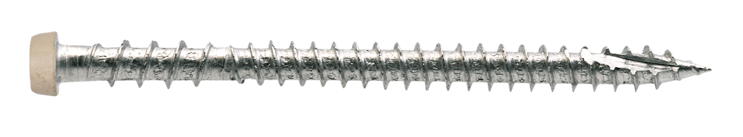 Simpson Strong-Tie DCU234P316TN02 Deck-Drive™ DCU COMPOSITE Screw — #10 x 2-3/4 in. T20, Type 316, Tan 02 (350-Qty)