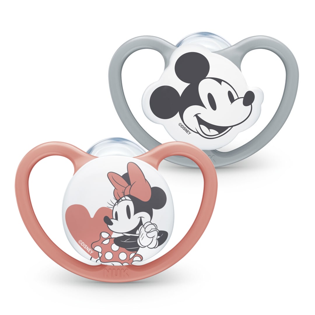 NUK PACI SI2 SPACE MICKEY F/I/P/NL RED2/
