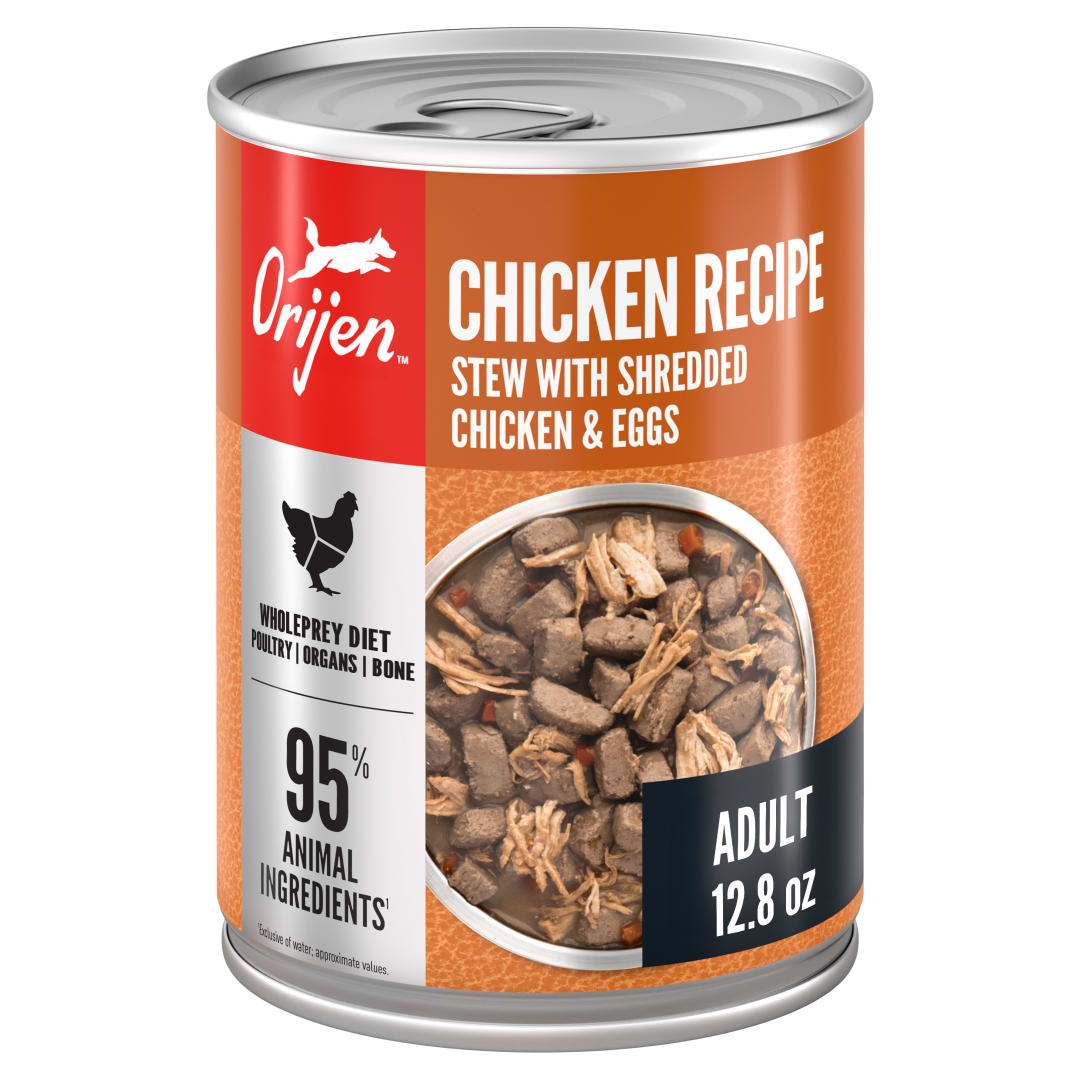 ORIJEN Real Meat Shreds Wet Dog Food Chicken Stew Recipe