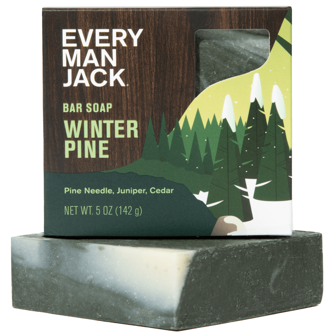 Every Man Jack Winter Pine Polar Plunge Bar Soap - 5 oz