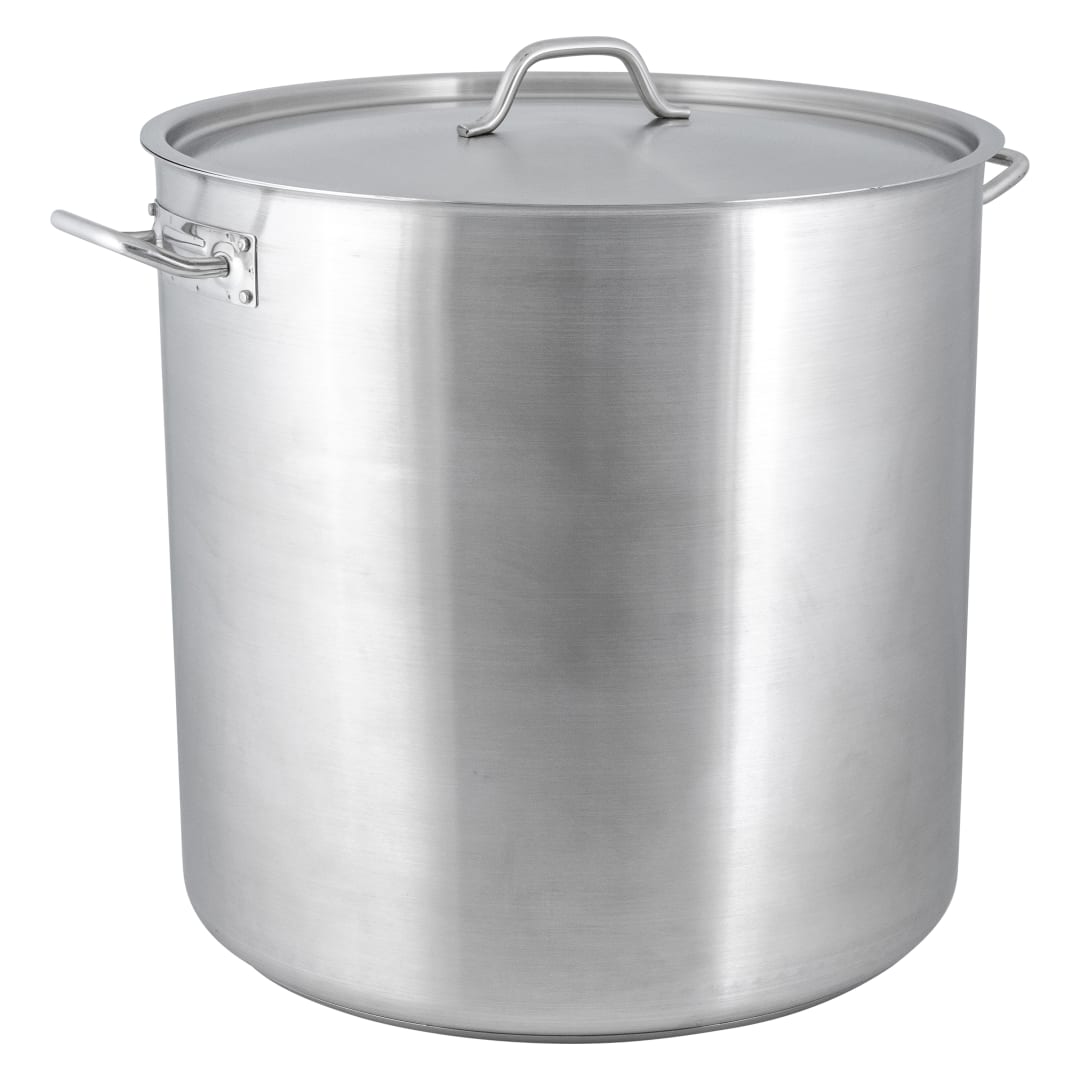 SSP-100 - STOCK POT S/S 100 QT W/COVER