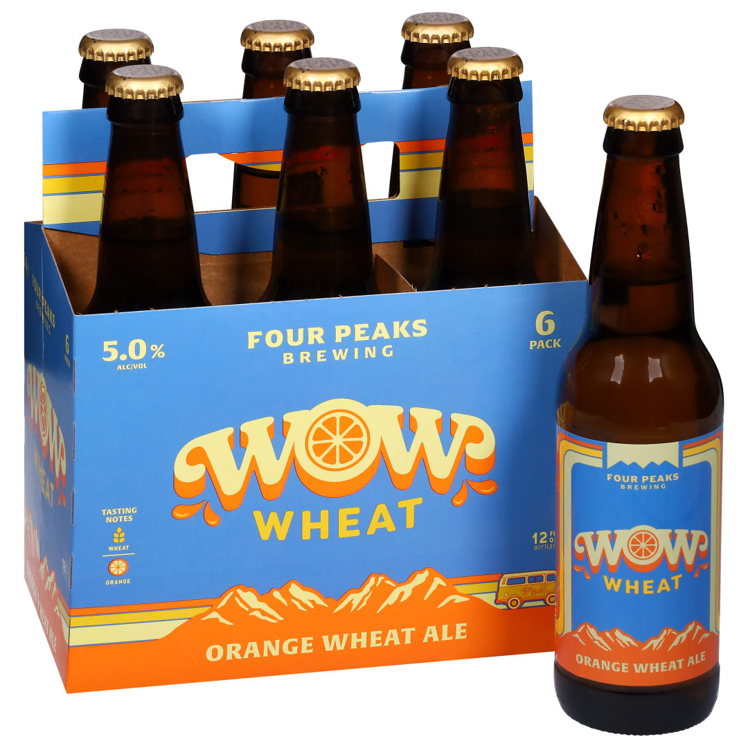 Four Peaks Brewing Orange Wheat Ale Wow Beer 6 - 12 fl oz Bottles