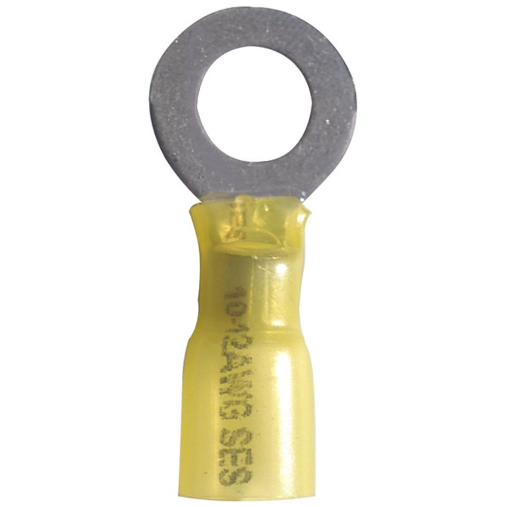 12-10 Awg #10 Stud Stainless Steel Heat Shrink Ring Terminal