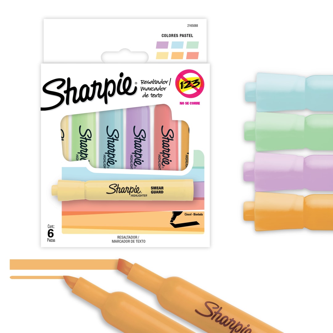 SHARPIE HL TANK 4CT NP ASST LA